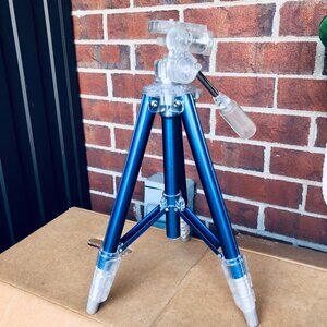 Digipower TP-TR47DBL Blue Aluminum Tripod 3-Section Adjustable Lightweight